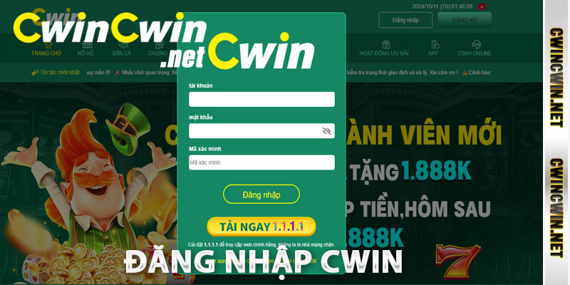 Đăng Nhập Cwin